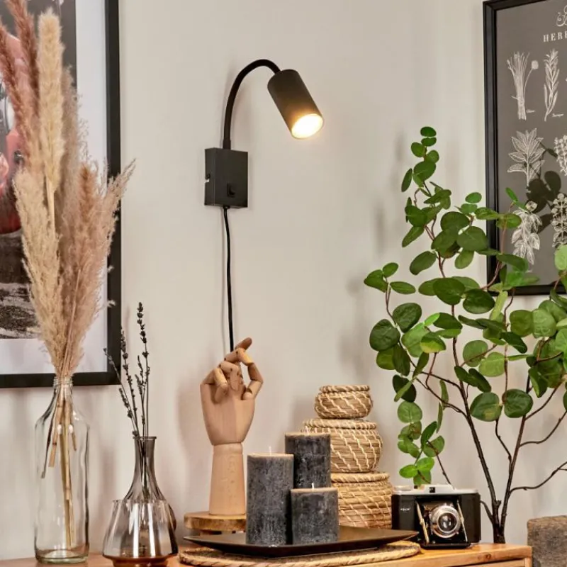 hofstein Applique murale Javel Noir, 1 lumière