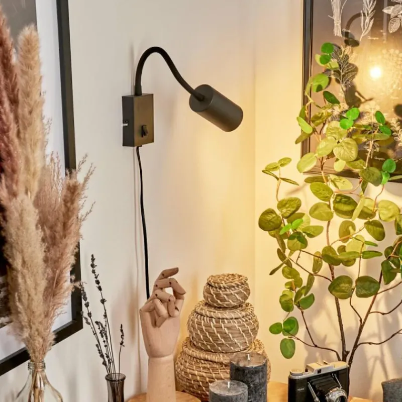 hofstein Applique murale Javel Noir, 1 lumière