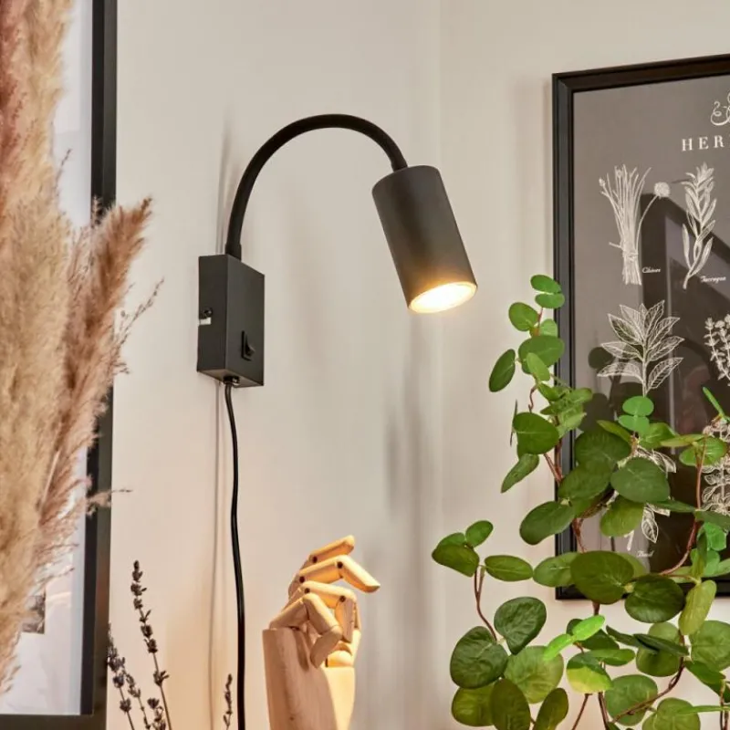 hofstein Applique murale Javel Noir, 1 lumière