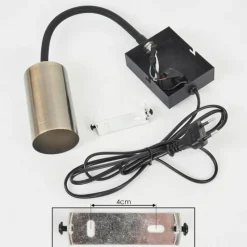 Luminaires Scandinaves-hofstein Applique murale Javel Noir, 1 lumière