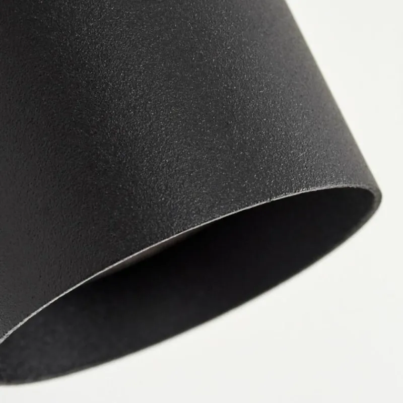 hofstein Applique murale Kergus Noir, 1 lumière