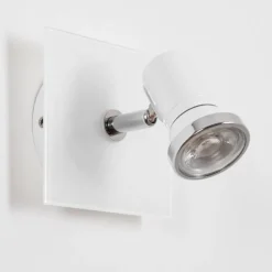 hofstein Applique murale Lanrigan LED Chrome, Blanc, 1 lumière