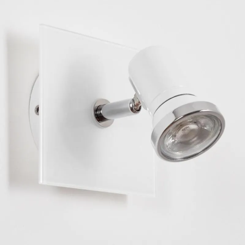 hofstein Applique murale Lanrigan LED Chrome, Blanc, 1 lumière