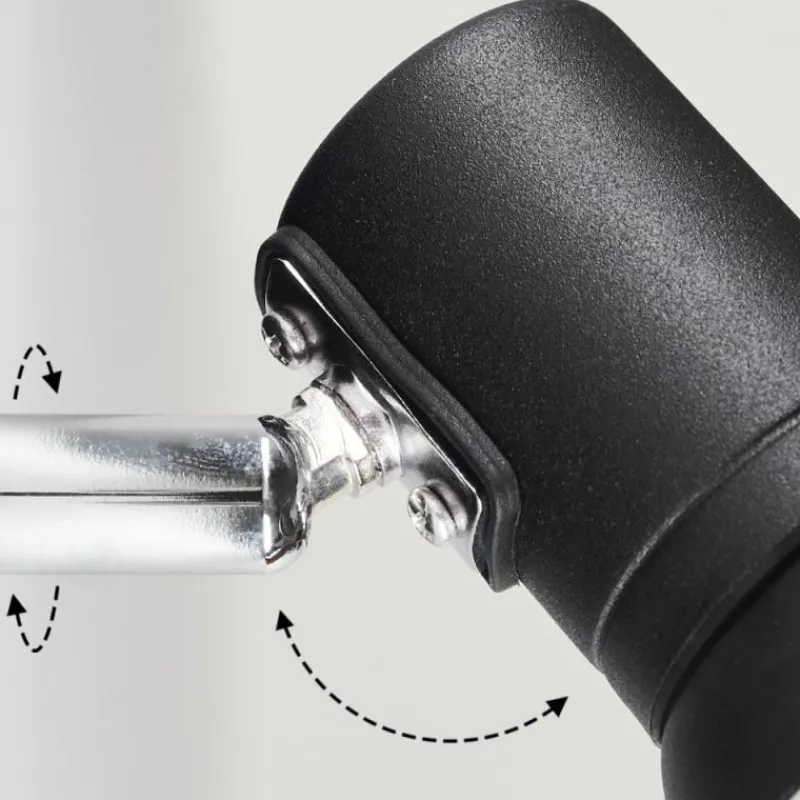 hofstein Applique murale Lanrigan Chrome, Noir, 1 lumière