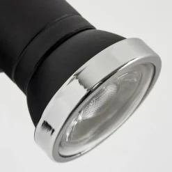 hofstein Applique murale Lanrigan Chrome, Noir, 1 lumière