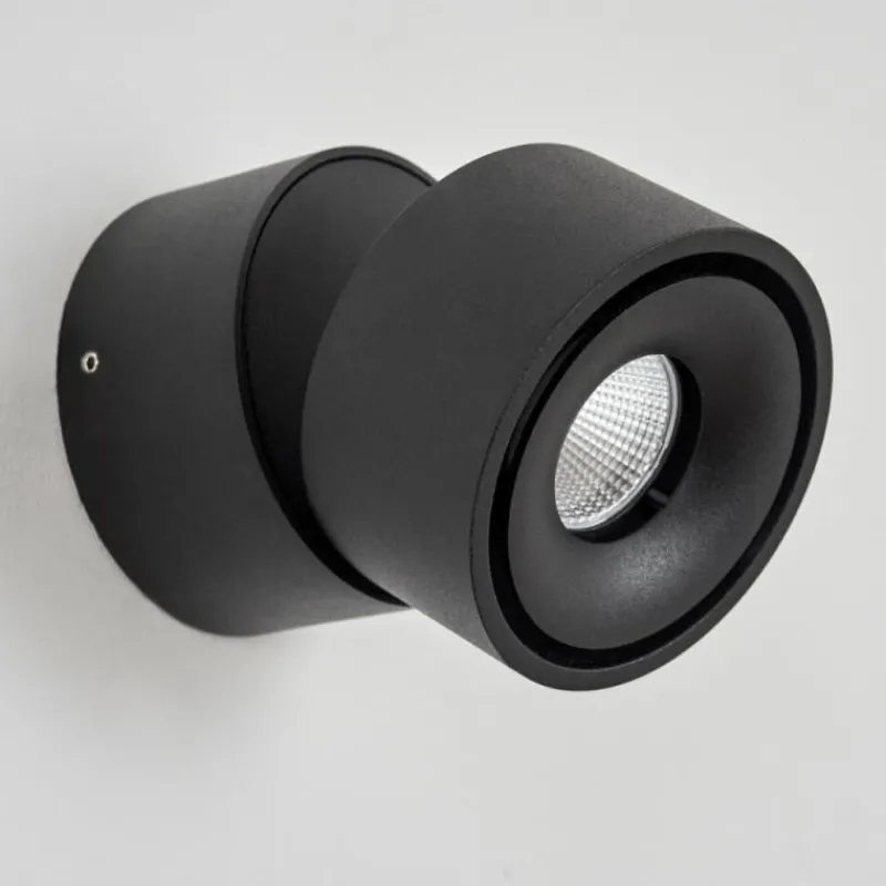 hofstein Applique murale Laonsana LED Noir, 1 lumière