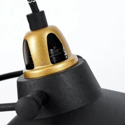 Lampes Dorées-hofstein Applique murale Llanage Noir, Blanc, 1 lumière