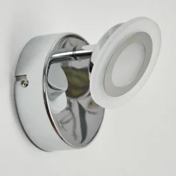 hofstein Applique murale Lucy LED Chrome, 1 lumière, Télécommandes, Changeur de couleurs