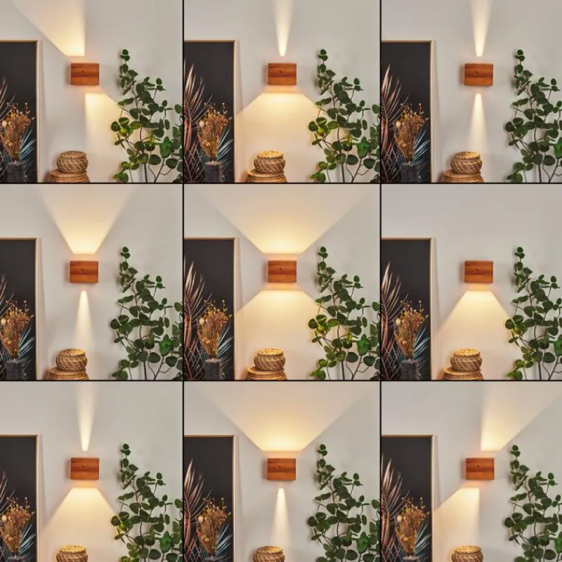 hofstein Applique murale Marmorera LED Écru, Noir, 1 lumière