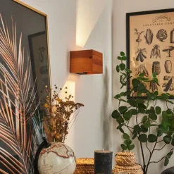 hofstein Applique murale Marmorera LED Écru, Noir, 1 lumière