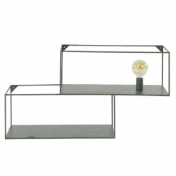 hofstein Applique murale Maynal Argent Oxydé, 1 lumière* Appliques