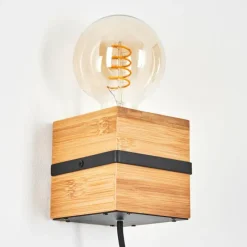 Luminaires Scandinaves-hofstein Applique murale Nebrijo Écru, Noir, 1 lumière