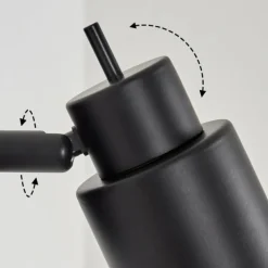 hofstein Applique murale Nestavel LED Noir, 1 lumière