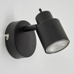 hofstein Applique murale Nestavel LED Noir, 1 lumière