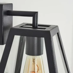 hofstein Applique murale Nittorp Noir, 1 lumière