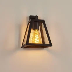 hofstein Applique murale Nittorp Noir, 1 lumière