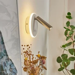 hofstein Applique murale Orchaise LED Blanc, 2 lumières