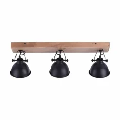 Lampes Industrielles-Luminaires Leuchten Direkt Applique murale / Plafonnier Leuchten Direkt Noir, 3 lumières
