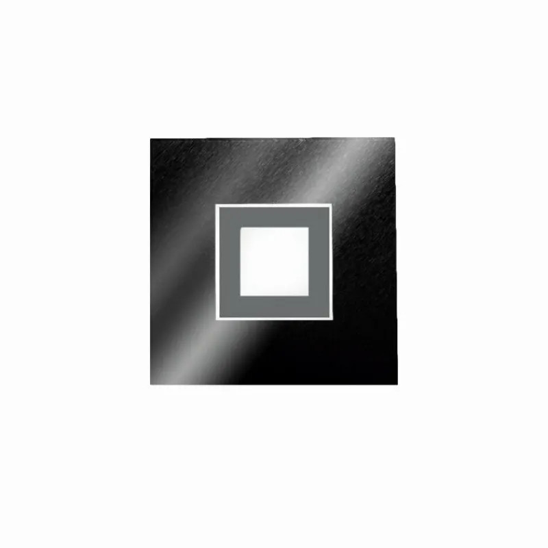Luminaires Grossmann Applique murale / Plafonnier Grossmann KARREE LED Noir, Titane, 1 lumière* Appliques