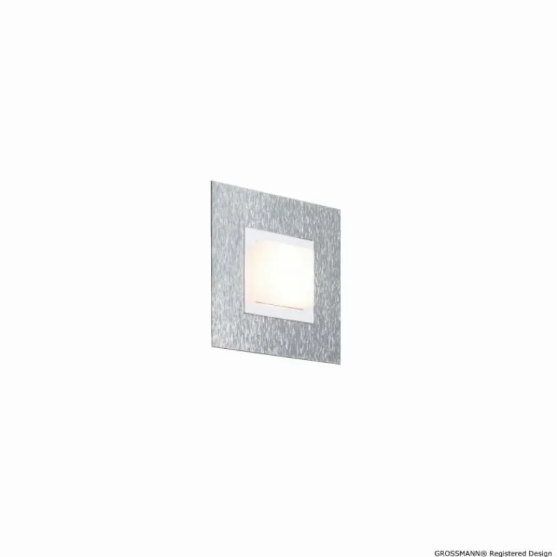 Luminaires Grossmann Applique murale / Plafonnier Grossmann BASIC LED Aluminium, 1 lumière* Appliques