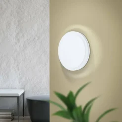 Luminaires Eglo Applique murale / Plafonnier Eglo MONGODIO 1 LED Blanc, 1 lumière* Éclairage Led