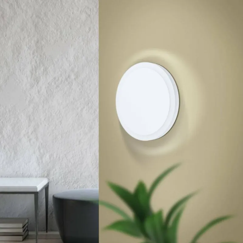 Luminaires Eglo Applique murale / Plafonnier Eglo MONGODIO 1 LED Blanc, 1 lumière* Éclairage Led