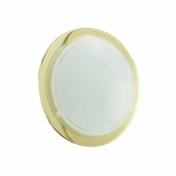 Luminaires Eglo Applique murale / Plafonnier Eglo PLANET 1 Laiton