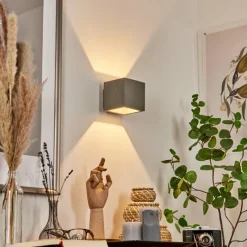 hofstein Applique murale Polcura Gris, 1 lumière