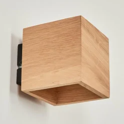 hofstein Applique murale Polcura Bois clair, 1 lumière