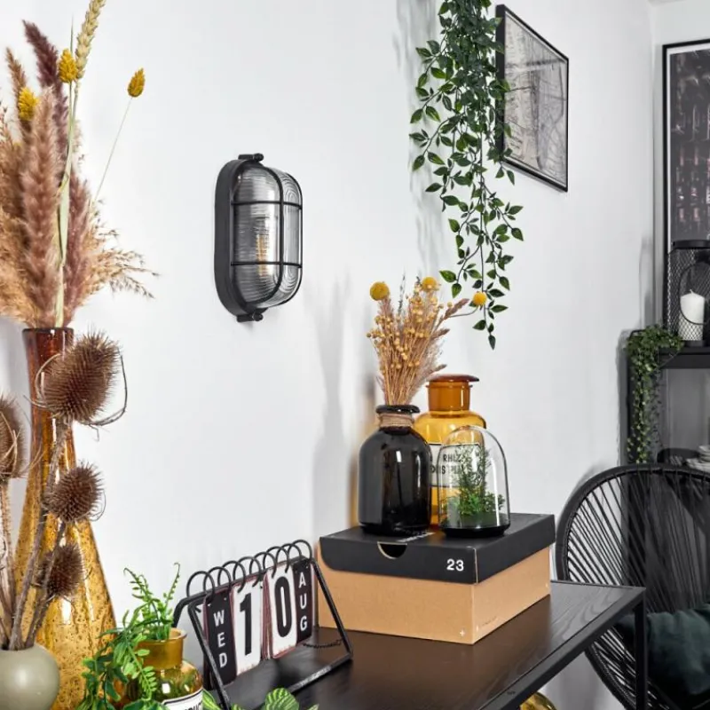 hofstein Applique murale Quintay Noir, 1 lumière