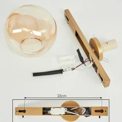 hofstein Applique murale Rascoupet Or, 1 lumière