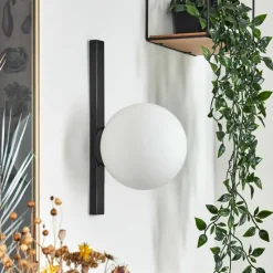 hofstein Applique murale Rascoupet Blanc, 1 lumière