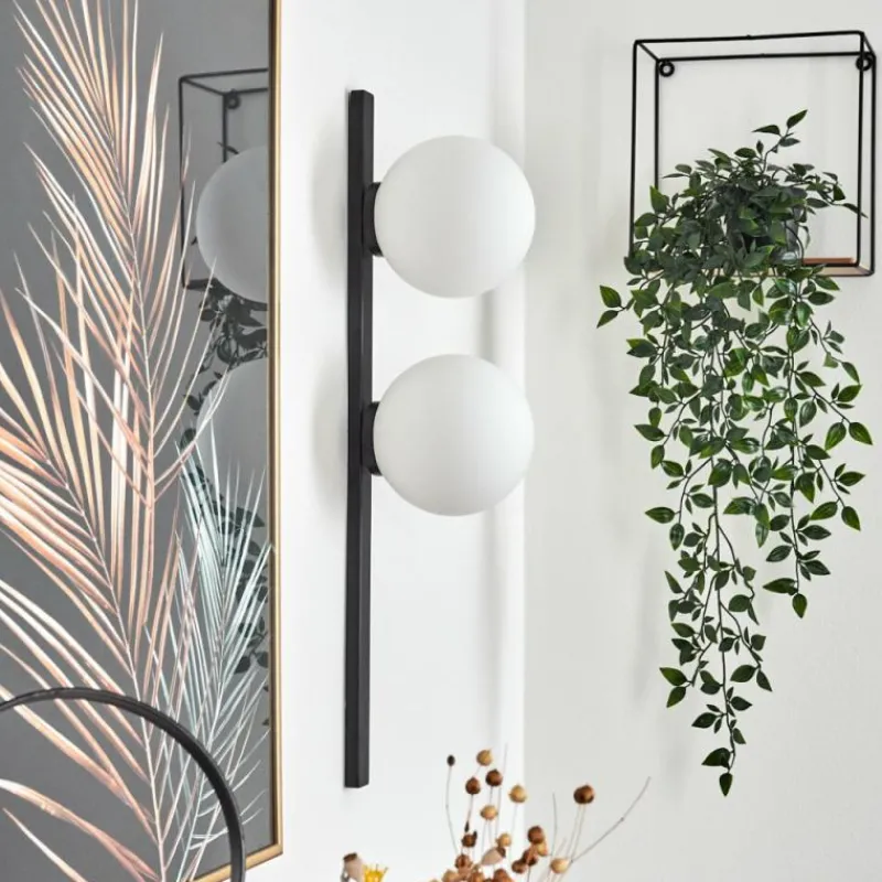 hofstein Applique murale Rascoupet Blanc, 2 lumières