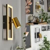 hofstein Applique murale Reboleiro LED Noir, 2 lumières