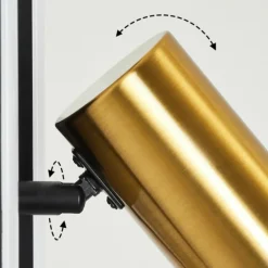 hofstein Applique murale Reboleiro LED Noir, 2 lumières