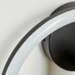 hofstein Applique murale Reboleiro LED Noir, 2 lumières