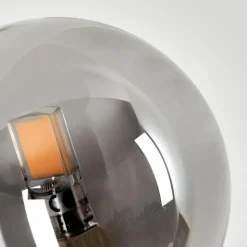 Suspension Verre Fumé-hofstein Applique murale Remaisnil Noir, 2 lumières