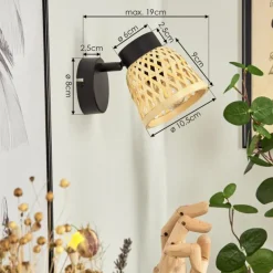 Luminaires Scandinaves-hofstein Applique murale Rombarral Écru, 1 lumière