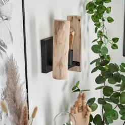 Luminaires Scandinaves-hofstein Applique murale Sande Écru, Noir, 1 lumière