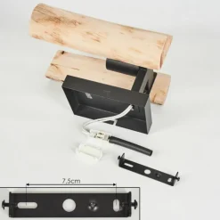 Luminaires Scandinaves-hofstein Applique murale Sande Écru, Noir, 1 lumière