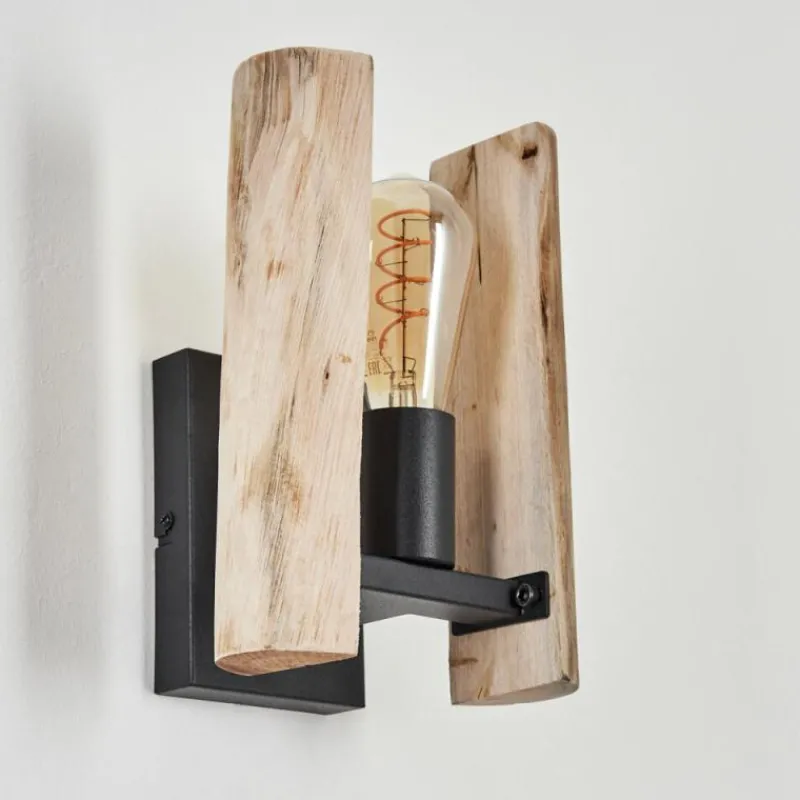 Luminaires Scandinaves-hofstein Applique murale Sande Écru, Noir, 1 lumière