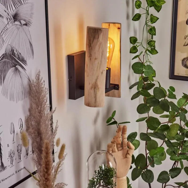 Luminaires Scandinaves-hofstein Applique murale Sande Écru, Noir, 1 lumière