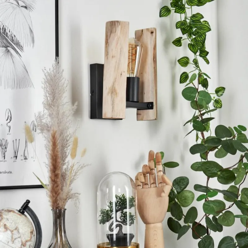 Luminaires Scandinaves-hofstein Applique murale Sande Écru, Noir, 1 lumière