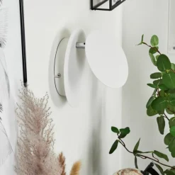 hofstein Applique murale Sanguedo LED Chrome, Blanc, 1 lumière