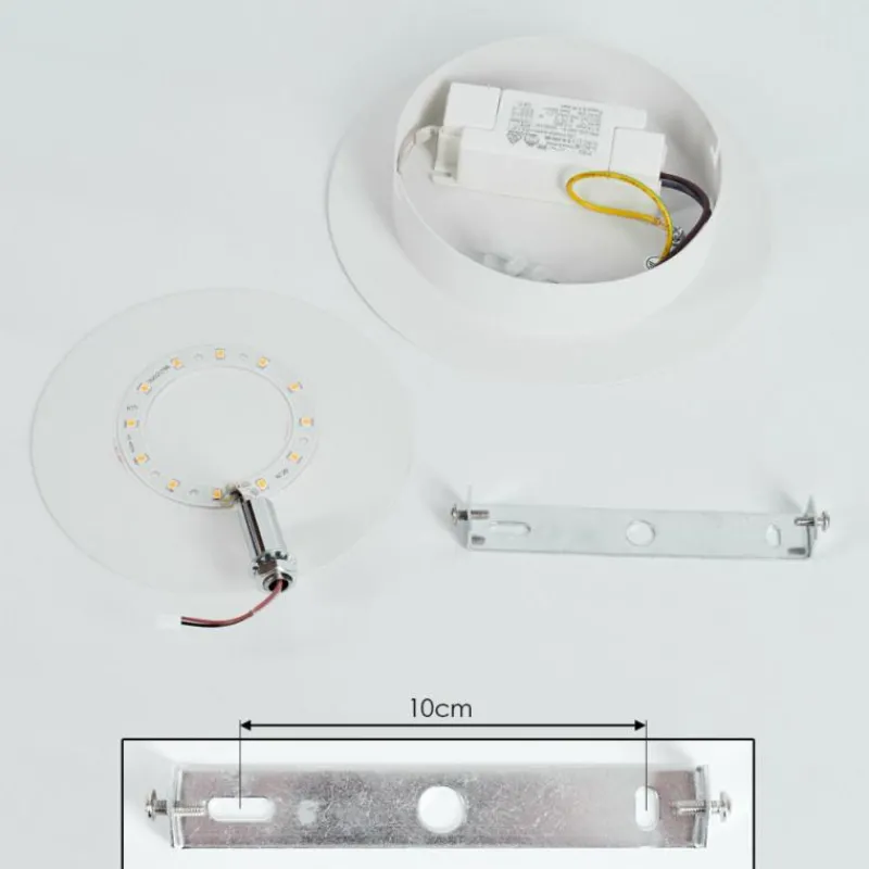 hofstein Applique murale Sanguedo LED Chrome, Blanc, 1 lumière