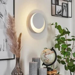 hofstein Applique murale Sanguedo LED Chrome, Blanc, 1 lumière