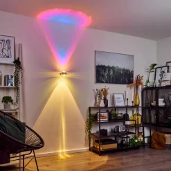 hofstein Applique murale Sapri Argenté, 1 lumière