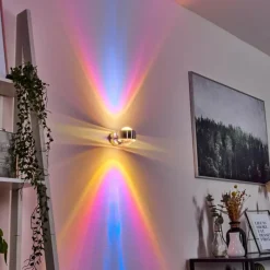 hofstein Applique murale Sapri Argenté, 1 lumière