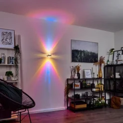 hofstein Applique murale Sapri Argenté, 1 lumière