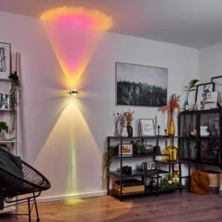 hofstein Applique murale Sapri Argenté, 1 lumière